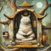 Atuke, Meditation Kitten - Serenity